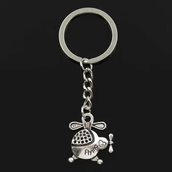 Fashion Flying Helicopter Plane 26x22mm Pendant 30mm Key Ring Chain Silver Color Men Car Gift Souvenirs Keychain Dropshipping
Fashion Flying Helicopter Plane 26x22mm Pendant 30mm Key Ring Chain Silver Color Men Car Gift Souvenirs Keychain Dropshipping