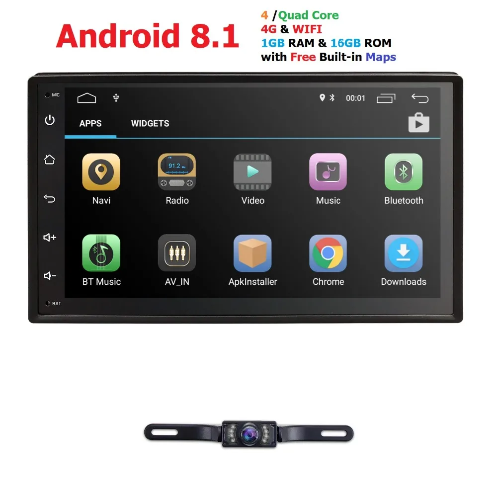 Auto Radio 2 Din Android GPS Navigation Car Radio Car Stereo 7"1024*600 Android9.0 Universal Car Player Wifi Bluetooth USB Audio
Auto Radio 2 Din Android GPS Navigation Car Radio Car Stereo 7"1024*600 Android9.0 Universal Car Player Wifi Bluetooth USB Audio
