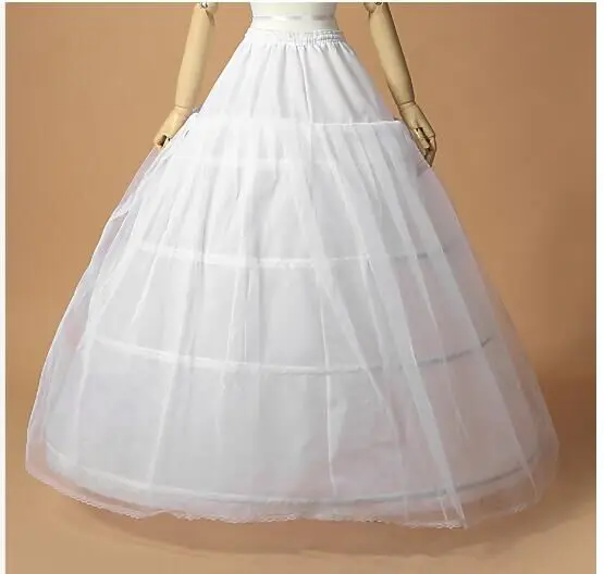 3 Hoops One Layer Tulle Crinoline for Ball Gown Wedding Dress White Jupon Mariage Petticoat In Stock Underskirt
3 Hoops One Layer Tulle Crinoline for Ball Gown Wedding Dress White Jupon Mariage Petticoat In Stock Underskirt
