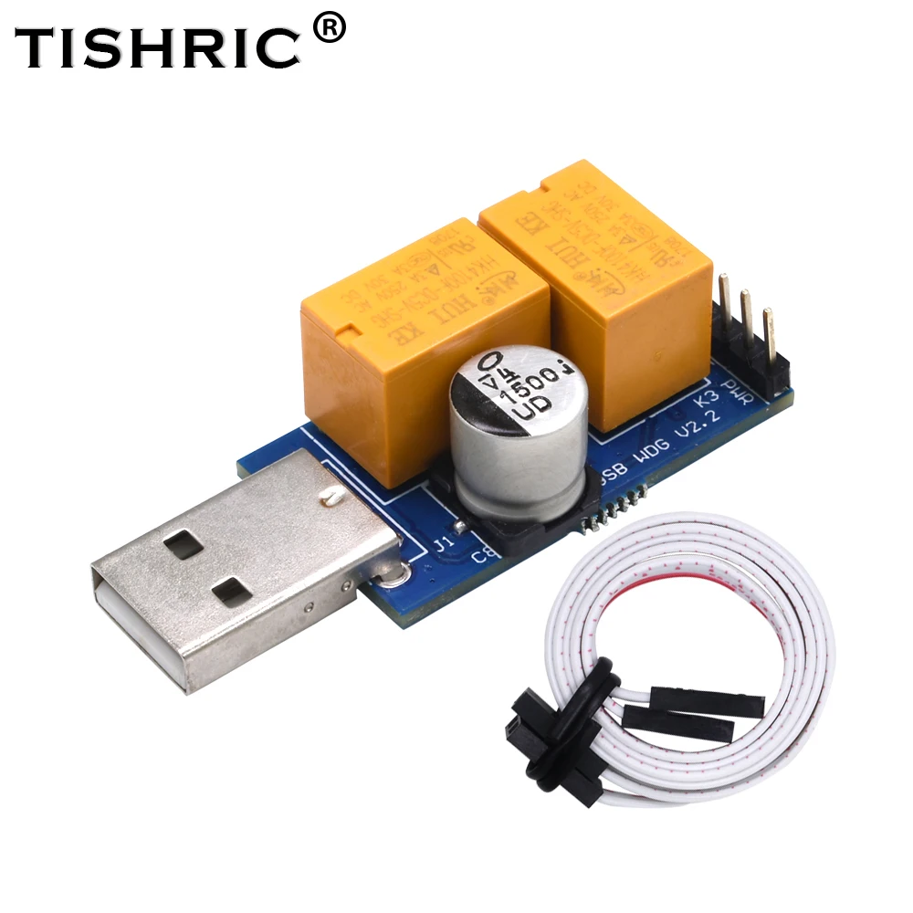 10pcs 2019 TISHRIC USB Watchdog Card Double Relay Timer Unattended Crash/Blue Screen Auto Reboot 24Hours For Game/BTC Mining
10pcs 2019 TISHRIC USB Watchdog Card Double Relay Timer Unattended Crash/Blue Screen Auto Reboot 24Hours For Game/BTC Mining