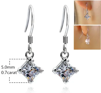 Princess Love 0.7Ct/piece Genuine Diamonds Earrings for Women 925 Sterling Silver Luxury Color Earring for Girl
Princess Love 0.7Ct/piece Genuine Diamonds Earrings for Women 925 Sterling Silver Luxury Color Earring for Girl