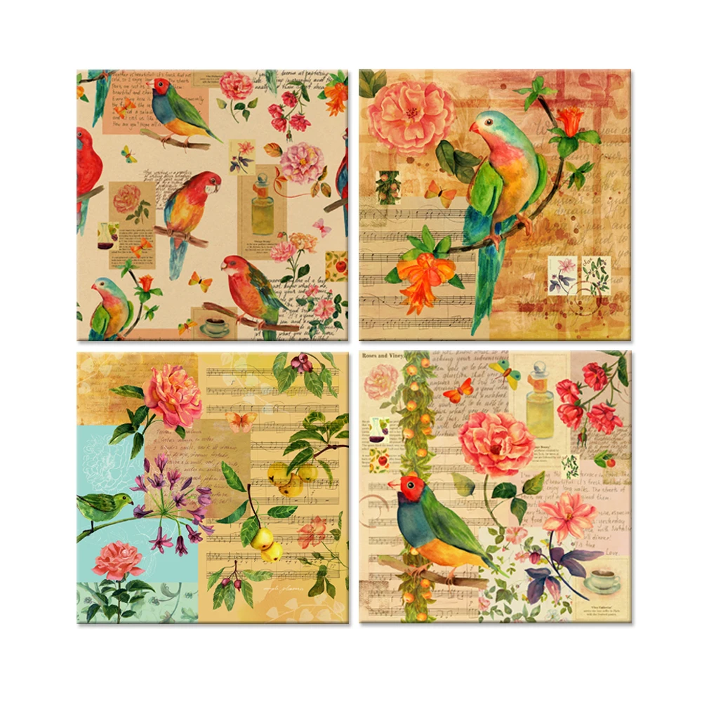 Watercolor Canvas Prints Victorian Bird Rose Flowers Aged Paper Sheet Music Picture Vintage Style Collage Background Wall Art
Watercolor Canvas Prints Victorian Bird Rose Flowers Aged Paper Sheet Music Picture Vintage Style Collage Background Wall Art