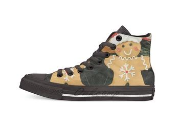 Ginger bread Design breathable Casual High Top lace-up Canvas shoes sneakers For Drop shipping
Ginger bread Design breathable Casual High Top lace-up Canvas shoes sneakers For Drop shipping