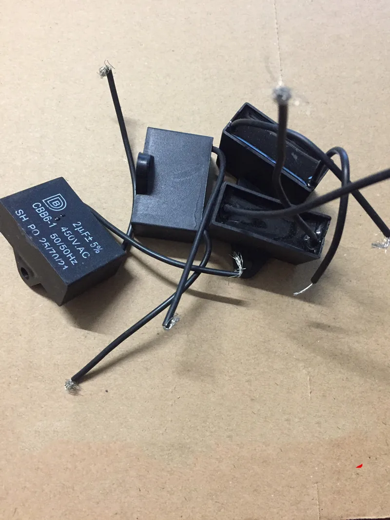 4pcs/lot ceiling fan capacitance 1/1.2/1.5/2/2.5/3/3.5/4/5/8/12UF fan motor CBB61 starting capacitance 450V fan start capacitor
4pcs/lot ceiling fan capacitance 1/1.2/1.5/2/2.5/3/3.5/4/5/8/12UF fan motor CBB61 starting capacitance 450V fan start capacitor