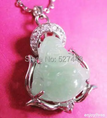 WholesaleLAN021 >>>>>Natural Light Green stone Buddha White stone Crystal Pendant & Necklace
WholesaleLAN021 >>>>>Natural Light Green stone Buddha White stone Crystal Pendant & Necklace