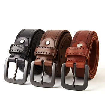 535 New Fashion Leather belt men's leather belt Pin buckle business formal pure Cowhide leather Belt
535 New Fashion Leather belt men's leather belt Pin buckle business formal pure Cowhide leather Belt