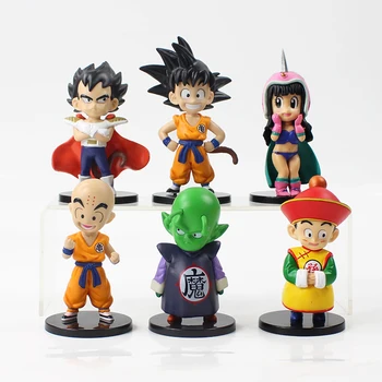10cm 6pcs/lot dragonball son goku Piccolo Son Gohan Chichi Vegeta krillin cute action figure model toy with black base kakarotto
10cm 6pcs/lot dragonball son goku Piccolo Son Gohan Chichi Vegeta krillin cute action figure model toy with black base kakarotto