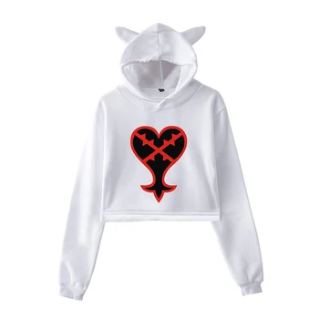 New kingdom hearts cat ears short hooded sweatshirt cute girl personality street hooded sweatshirt pink cute blouse
New kingdom hearts cat ears short hooded sweatshirt cute girl personality street hooded sweatshirt pink cute blouse