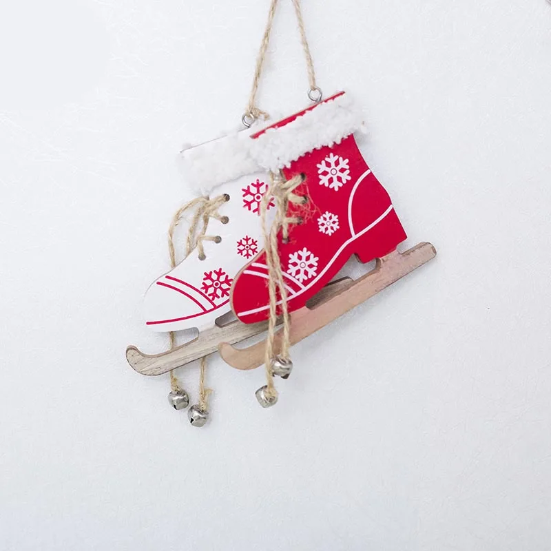 2019 Creative Christmas Wooden Decorative Pendant Skates Shooes Shaped Christmas Tree Hanging Decor Christmas Decorations
2019 Creative Christmas Wooden Decorative Pendant Skates Shooes Shaped Christmas Tree Hanging Decor Christmas Decorations