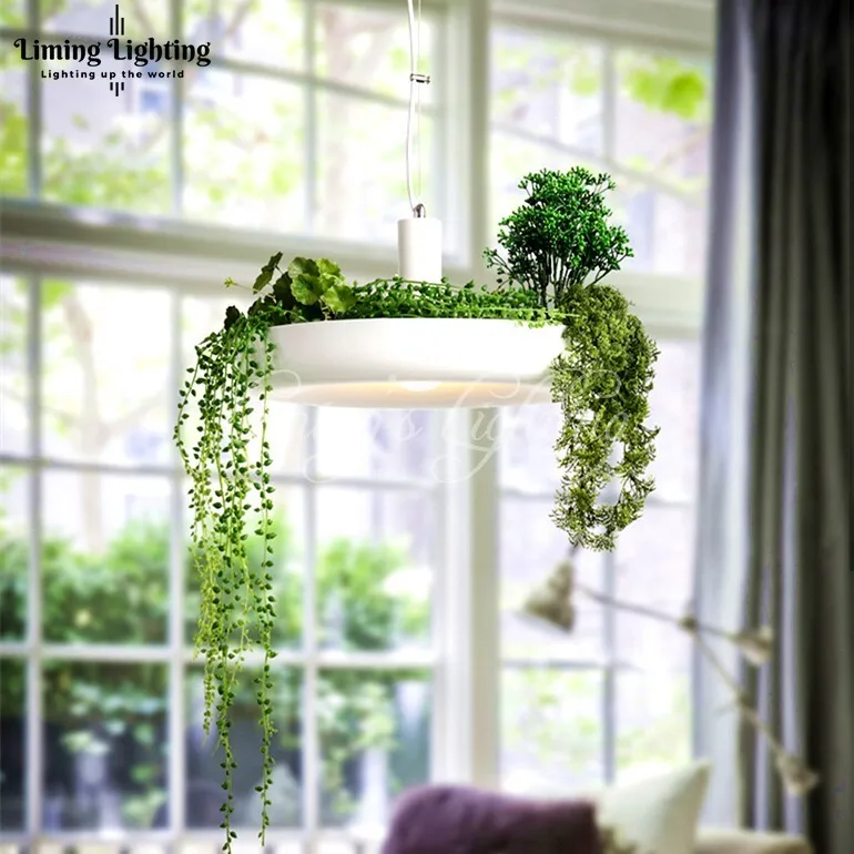 LED Hanging Gardens of Babylon Plants Lamp Pots Potted Nordic Tom Creative White Chandelier Lighting Without Plants and Flowers
LED Hanging Gardens of Babylon Plants Lamp Pots Potted Nordic Tom Creative White Chandelier Lighting Without Plants and Flowers