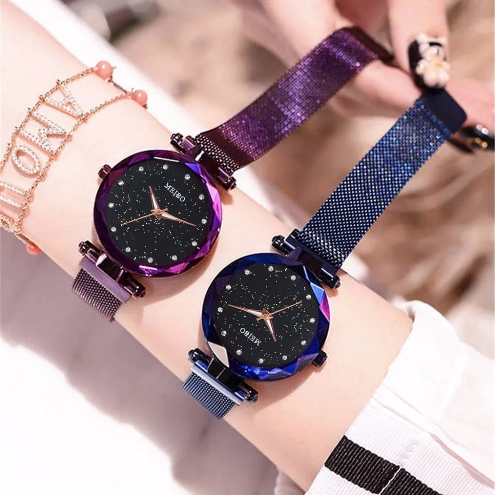 Women Magnet Buckle Starry Watch Casual Luxury MEIBO Women Geometric Surface Quartz Watches Relogio Feminino Dropshipping
Women Magnet Buckle Starry Watch Casual Luxury MEIBO Women Geometric Surface Quartz Watches Relogio Feminino Dropshipping