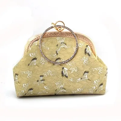 Handmade Cranes Wave Fabric Craft Mouth Gold Frame Material Kit Clutch Bag Bracelet Belt Phone Card Key Wallet Bag
Handmade Cranes Wave Fabric Craft Mouth Gold Frame Material Kit Clutch Bag Bracelet Belt Phone Card Key Wallet Bag