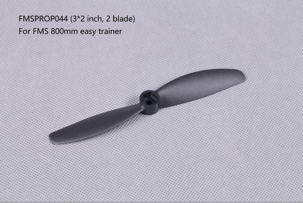 FMS 800mm Easy Trainer Propeller 3x2 inch 2 blade FMSPROP044 RC Airplane Aircraft Model Plane Avion Spare Parts Accessories 
FMS 800mm Easy Trainer Propeller 3x2 inch 2 blade FMSPROP044 RC Airplane Aircraft Model Plane Avion Spare Parts Accessories