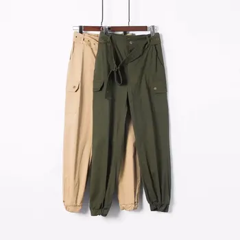 2020 Safari Style Spring New Arrival Pantalon Mujer Side Pockets Decorated Ankle-length Ladies Bree With Belt Free Shipping
2020 Safari Style Spring New Arrival Pantalon Mujer Side Pockets Decorated Ankle-length Ladies Bree With Belt Free Shipping