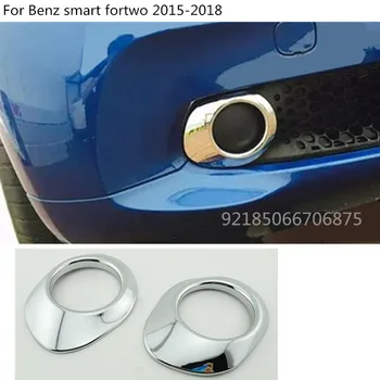 car Styling cover ABS Chrome head front fog Light Lamp Trim frame 2pcs For Benz smart fortwo 2015 2016 2017 2018
car Styling cover ABS Chrome head front fog Light Lamp Trim frame 2pcs For Benz smart fortwo 2015 2016 2017 2018