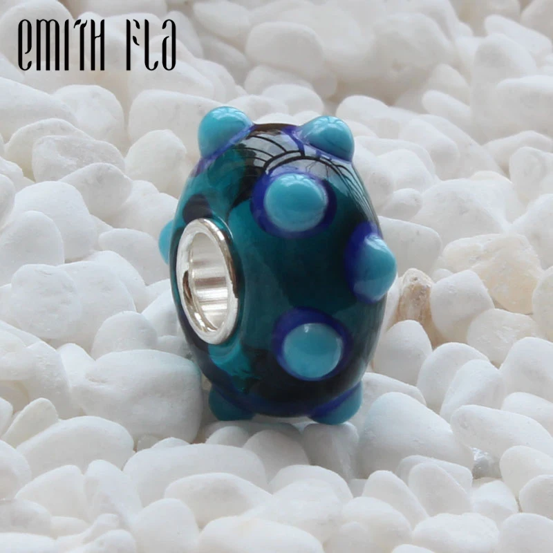 Emith Fla 925 Sterling Silver Large Hole Round Dot Murano Glass European Charm Beads Fit Brand Troll Bracelet Jewelry Gifts
Emith Fla 925 Sterling Silver Large Hole Round Dot Murano Glass European Charm Beads Fit Brand Troll Bracelet Jewelry Gifts