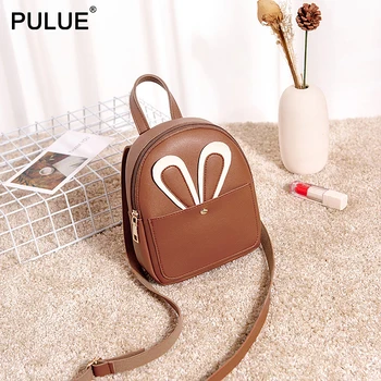 2019 Cute Bunny Ears Zipper Shoulder Bag Women PU Leather Crossbody Bag Students Small knapsack Makeup Phone Handbags Purses New
2019 Cute Bunny Ears Zipper Shoulder Bag Women PU Leather Crossbody Bag Students Small knapsack Makeup Phone Handbags Purses New