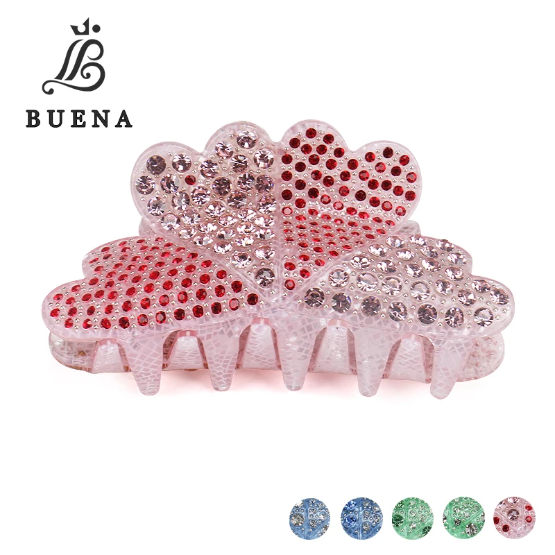 New Style Acrylic Hair Claw Clips High Quality Austria Rhinestone Hair Claws Women Flower Hair Clamp
New Style Acrylic Hair Claw Clips High Quality Austria Rhinestone Hair Claws Women Flower Hair Clamp