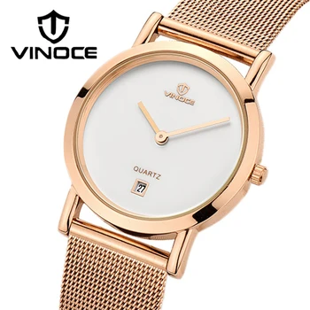 VINOCE Watches Women Rose Gold Stainless Steel Band Quartz Watches Women Bracelet Ladies Wristwatches 2019 Reloj Mujer #V60002
VINOCE Watches Women Rose Gold Stainless Steel Band Quartz Watches Women Bracelet Ladies Wristwatches 2019 Reloj Mujer #V60002