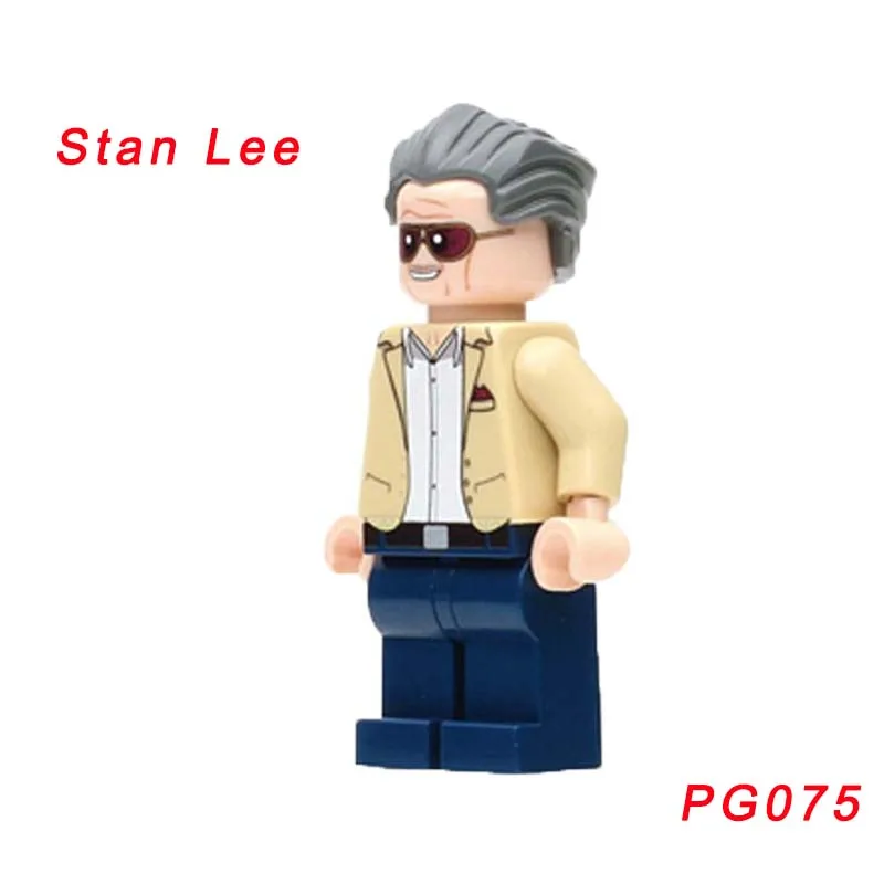 Pg075 Stan Lee Mini Bricks Legoings Super Heroes Batman Movie Hulk Spiderman Building Blocks Gifts Toys For Children Single Sale
Pg075 Stan Lee Mini Bricks Legoings Super Heroes Batman Movie Hulk Spiderman Building Blocks Gifts Toys For Children Single Sale