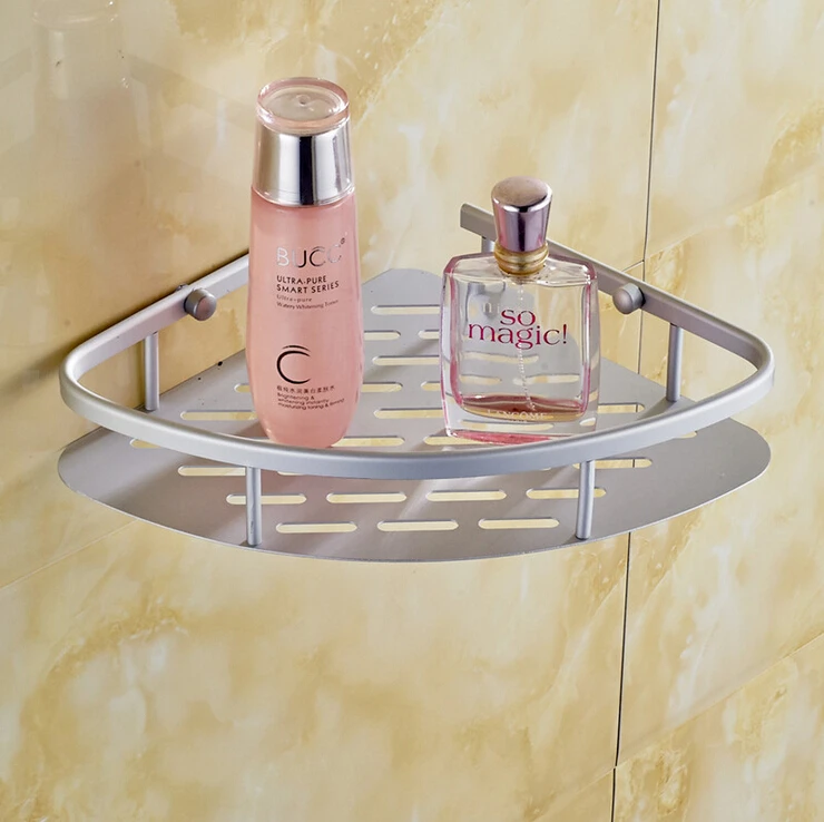 Wholesale Cheaper Bathroom Storage Holder Aluminum Material Basket Double Shelf Corner Wall Mounted Basket Rack BS3225
Wholesale Cheaper Bathroom Storage Holder Aluminum Material Basket Double Shelf Corner Wall Mounted Basket Rack BS3225