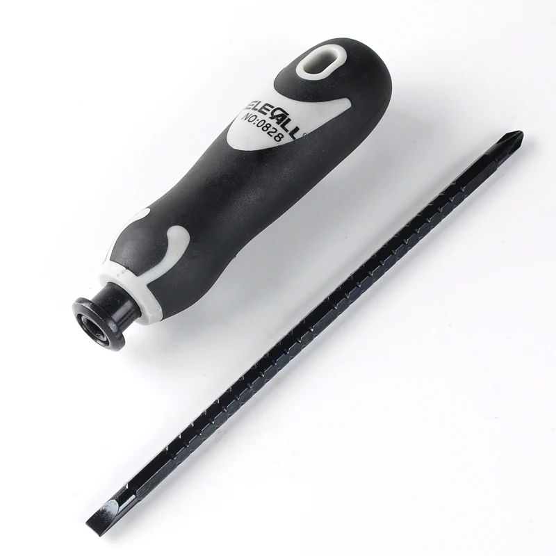 2 in 1 set Slotted and Cross Screwdriver Extension Type Magnetic Flexible Stiffness 6.2mm Diameter Head
2 in 1 set Slotted and Cross Screwdriver Extension Type Magnetic Flexible Stiffness 6.2mm Diameter Head