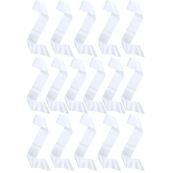 16 Pack Blank Satin Sash Diy Plain Sash For Homecoming Pageants Parades Bachelor Wedding Birthday Party, White
16 Pack Blank Satin Sash Diy Plain Sash For Homecoming Pageants Parades Bachelor Wedding Birthday Party, White