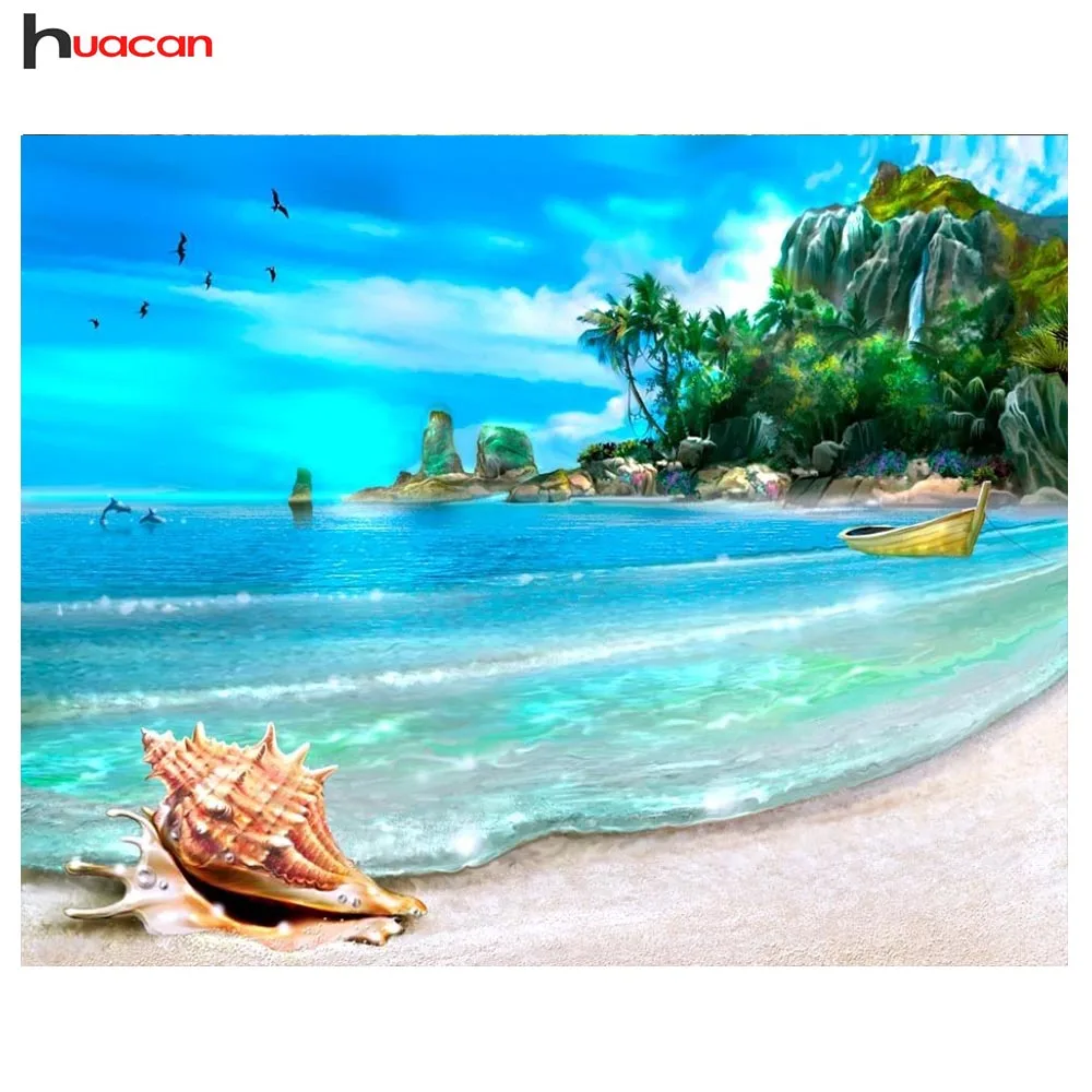 Diamond Painting Full Square Summer Sea Plant Home Decoration Accessories Bead Work Handmade 5D DIY Islands Painting by numbers
Diamond Painting Full Square Summer Sea Plant Home Decoration Accessories Bead Work Handmade 5D DIY Islands Painting by numbers
