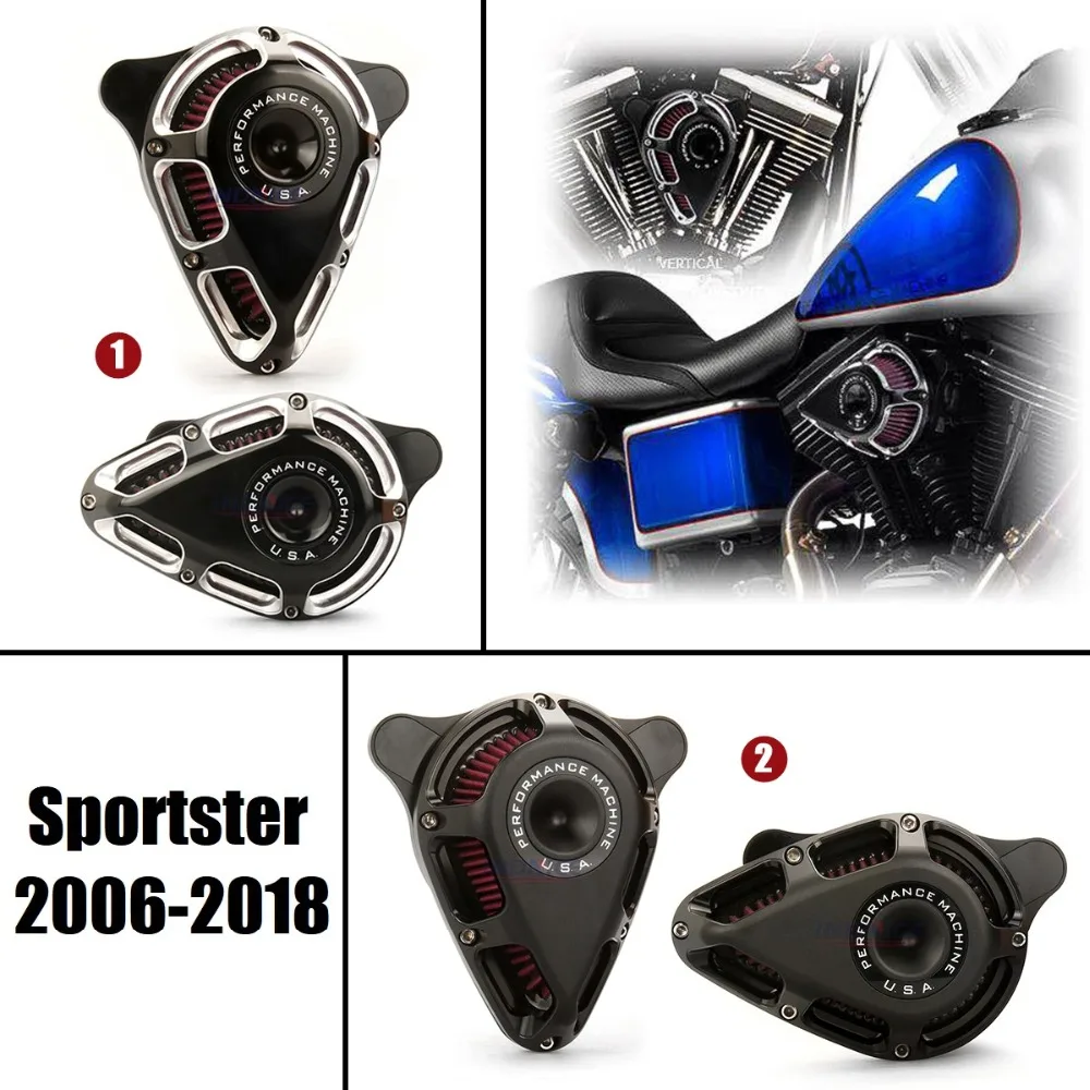 CNC cut pm triangle air cleaner Filter pm Rotatable air intake kit for Harley 1200 48 72 XL883 1200 Iron 883 Sportster 2006-2018
CNC cut pm triangle air cleaner Filter pm Rotatable air intake kit for Harley 1200 48 72 XL883 1200 Iron 883 Sportster 2006-2018