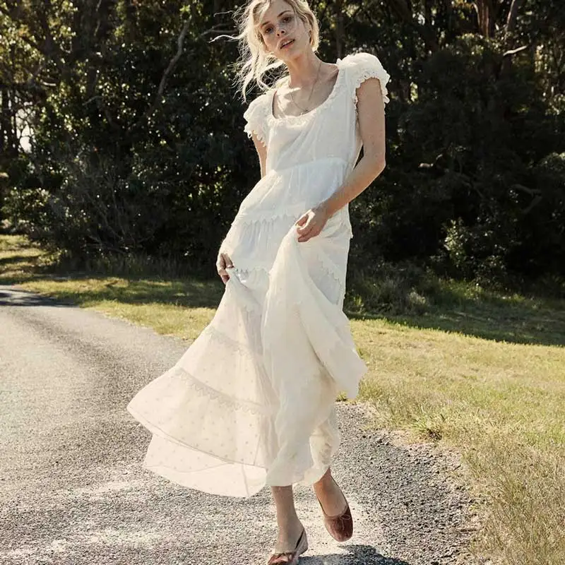 BOHO INSPIRED White maxi women dress frill tiered summer dress PUFFED SLEEVES EMBROIDERED chic boho dress new 2019 vestidos new
BOHO INSPIRED White maxi women dress frill tiered summer dress PUFFED SLEEVES EMBROIDERED chic boho dress new 2019 vestidos new