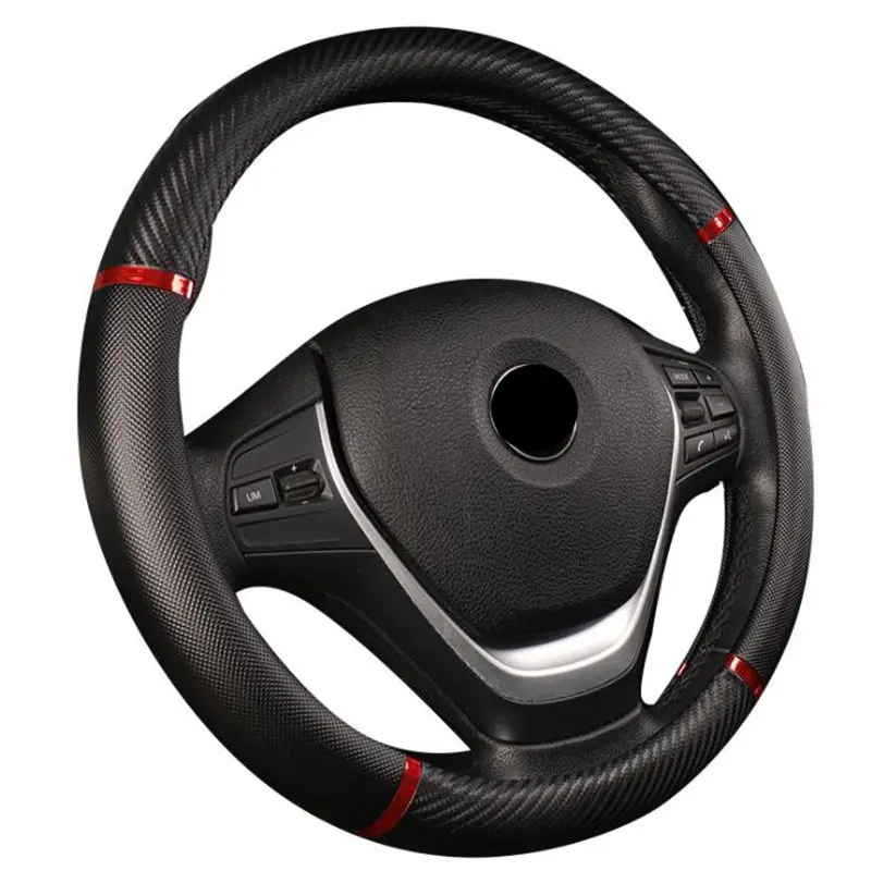 Universal Car Steering Wheel Cover Artificial Leather 5 Colors Comfortable Non-slip Automobile Steering-Wheel Car Styling
Universal Car Steering Wheel Cover Artificial Leather 5 Colors Comfortable Non-slip Automobile Steering-Wheel Car Styling