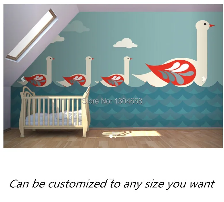 Free shipping custom- modern 3D mural Cute Swans Mural Wallpaper sofa bedroom TV backdrop wallpaper
Free shipping custom- modern 3D mural Cute Swans Mural Wallpaper sofa bedroom TV backdrop wallpaper