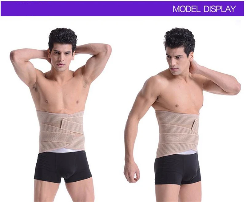 Adjustable Tourmaline Self-heating Magnetic Therapy Waist Belt Lumbar Support Back Waist Support Brace Double Banded aja lumbar (15)