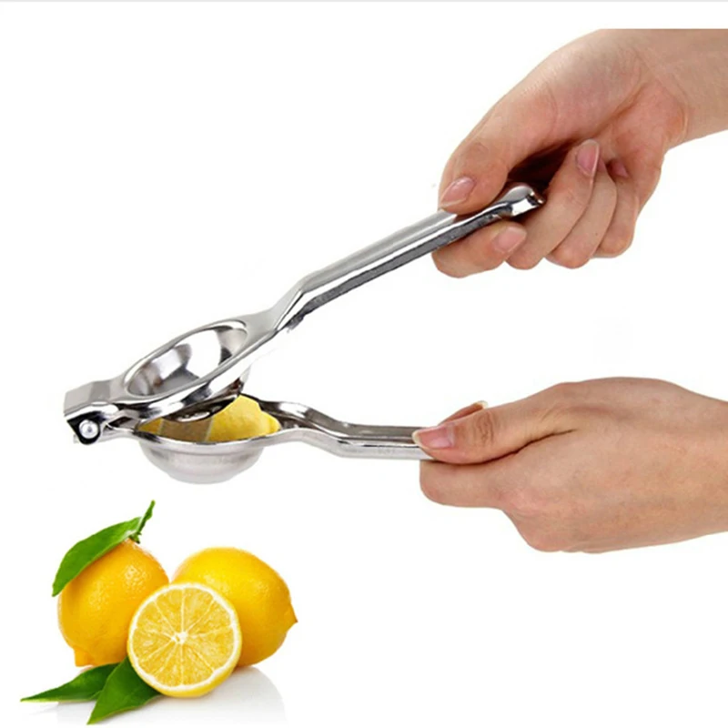 Stainless Steel Lemon Orange Fruit Squeezer Handle Juicer Lemon Press Clip Kitchen Gadgets Tools 20.5*6.5CM
Stainless Steel Lemon Orange Fruit Squeezer Handle Juicer Lemon Press Clip Kitchen Gadgets Tools 20.5*6.5CM