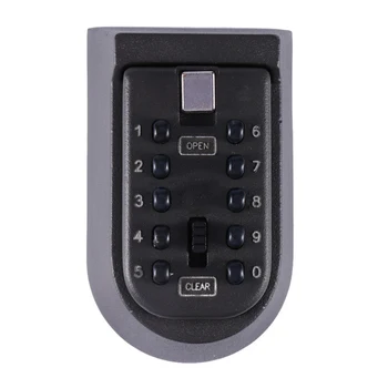 Outdoor Wall Mount Spare Key Safe Box Lock Holder Water Weatherproof Push Button Combination Mounted Key Storage Security Lock
Outdoor Wall Mount Spare Key Safe Box Lock Holder Water Weatherproof Push Button Combination Mounted Key Storage Security Lock
