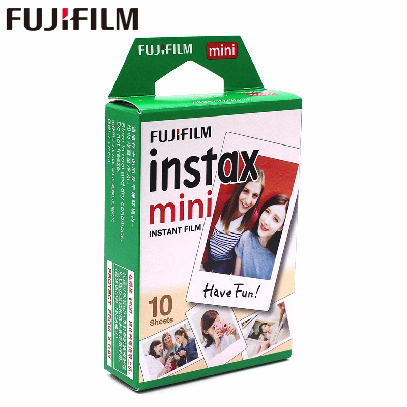 Original Fuji Fujifilm instax mini 8 film 10 sheets white Edge film for instax Instant Camera mini 8 7s 25 50s 90 9 photo paper
Original Fuji Fujifilm instax mini 8 film 10 sheets white Edge film for instax Instant Camera mini 8 7s 25 50s 90 9 photo paper