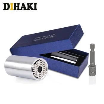 2Pcs Torque Wrench Head Set Universal Socket Sleeve adapter 7-19mm Power Drill Ratchet Bushing Spanner Key Grip Multi Hand Tools
2Pcs Torque Wrench Head Set Universal Socket Sleeve adapter 7-19mm Power Drill Ratchet Bushing Spanner Key Grip Multi Hand Tools