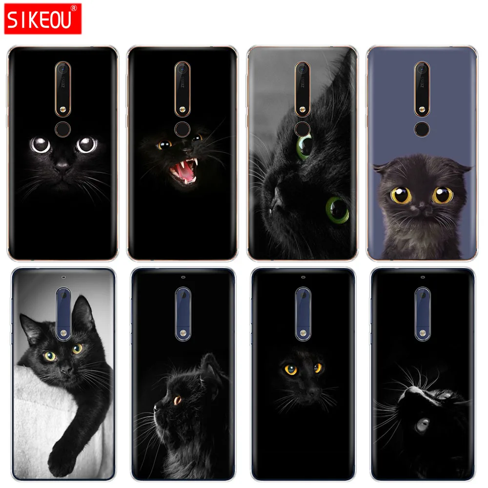 silicone cover phone case for Nokia 5 3 6 7 PLUS 8 9 /Nokia 6.1 5.1 3.1 2.1 6 2018 Black Cat Staring Eye On
silicone cover phone case for Nokia 5 3 6 7 PLUS 8 9 /Nokia 6.1 5.1 3.1 2.1 6 2018 Black Cat Staring Eye On