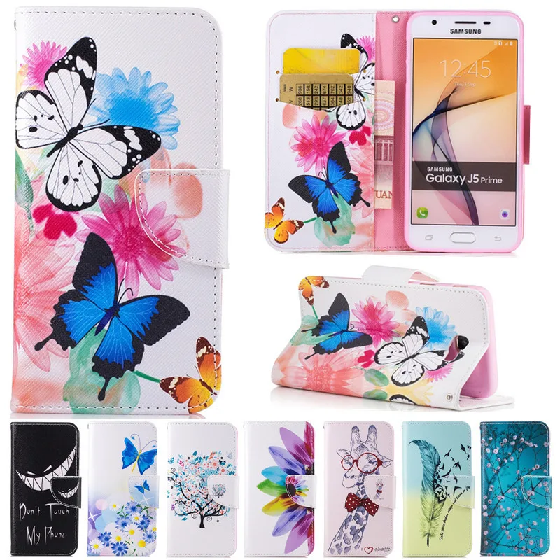 Luxury Cute Cartoon Butterfly Flower Tree Leather Flip Fundas Case For Coque Samsung Galaxy J5 Prime Duos SM-G570F Back Cover
Luxury Cute Cartoon Butterfly Flower Tree Leather Flip Fundas Case For Coque Samsung Galaxy J5 Prime Duos SM-G570F Back Cover