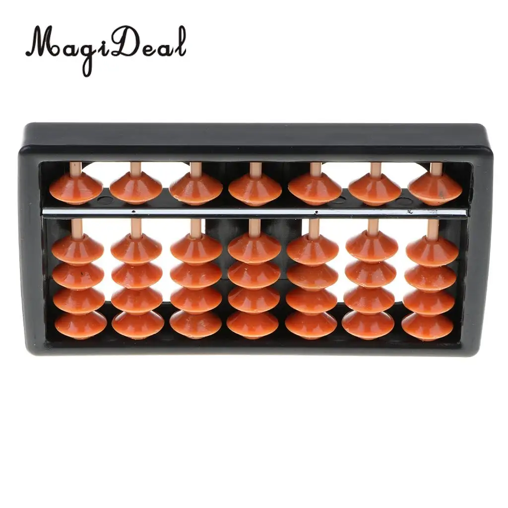 7 Rods Brown Beads Arithmetic Abacus Soroban Calculating Frame Kids Mathematical Teaching Aids Kids Educational Toy
7 Rods Brown Beads Arithmetic Abacus Soroban Calculating Frame Kids Mathematical Teaching Aids Kids Educational Toy