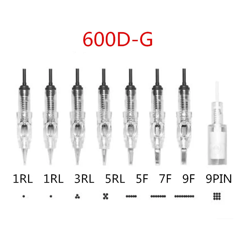 Lot of 100PCS 600D-G Permanent Makeup needles For Nouveau Rotary Machine Pen Kits 1RL 2RL 3RL 5RL 5F 7F 9F Supply
Lot of 100PCS 600D-G Permanent Makeup needles For Nouveau Rotary Machine Pen Kits 1RL 2RL 3RL 5RL 5F 7F 9F Supply