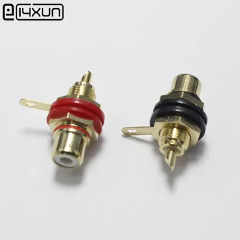 2pcs Gold Plated RCA Terminal Jack Plug Female Socket Chassis Panel Connector for Amplifier Speaker
2pcs Gold Plated RCA Terminal Jack Plug Female Socket Chassis Panel Connector for Amplifier Speaker