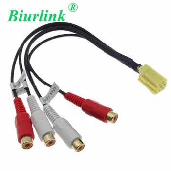 Biurlink 2PCS 6PIN Mini ISO 4RCA Aux Audio Input Adapter Cable for Fiat Blau-punkt Grundig VDO CD Player
Biurlink 2PCS 6PIN Mini ISO 4RCA Aux Audio Input Adapter Cable for Fiat Blau-punkt Grundig VDO CD Player