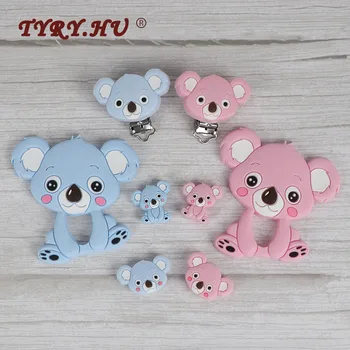 2020 New 1Pc/3pc Koala Silicone Beads Food Grade Baby Silicone Teethers Teething Necklace Rodents DIY Pacifier Clip Products
2020 New 1Pc/3pc Koala Silicone Beads Food Grade Baby Silicone Teethers Teething Necklace Rodents DIY Pacifier Clip Products