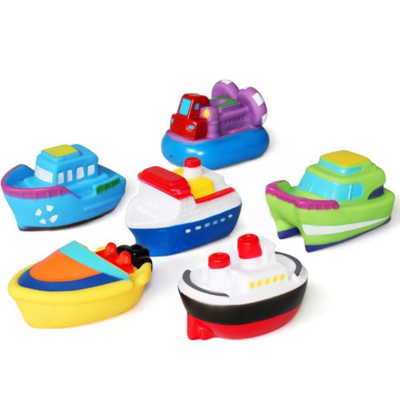 6pcs/pack Bath Toy Swimming Pool Baby Kids Water Spray Colorful Boat Soft Rubber Toys For Boys Girls Safe Material
6pcs/pack Bath Toy Swimming Pool Baby Kids Water Spray Colorful Boat Soft Rubber Toys For Boys Girls Safe Material