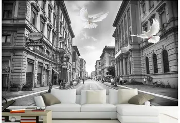 3d wallpaper custom mural non-woven picture Black and white streetscape TV wall painting photo room wallpaper for walls 3d
3d wallpaper custom mural non-woven picture Black and white streetscape TV wall painting photo room wallpaper for walls 3d