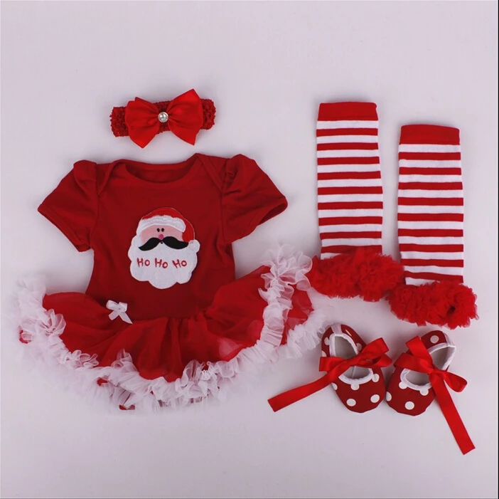 2016 New Year Merry Christmas Minnie Baby Girls Romper Clothes Newborn Girl Dress Jumpsuit Baby 4pcs clothing Sets 0-1 Year
2016 New Year Merry Christmas Minnie Baby Girls Romper Clothes Newborn Girl Dress Jumpsuit Baby 4pcs clothing Sets 0-1 Year