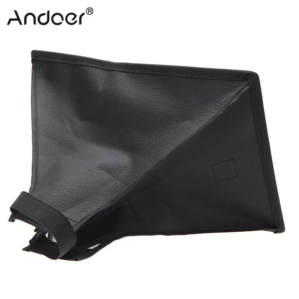 Andoer 20 * 30cm / 7.9 * 11.8in Portable Photography Flash Diffuser Mini Softbox Kit for DSLR Speedlite Flash
Andoer 20 * 30cm / 7.9 * 11.8in Portable Photography Flash Diffuser Mini Softbox Kit for DSLR Speedlite Flash