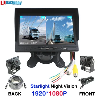 AHD Rear Front View Camera 1920*1080P Starlight Night Vision With7 Inch IPS Dual Screen Monitor For Truck Caravans DVR Recorder
AHD Rear Front View Camera 1920*1080P Starlight Night Vision With7 Inch IPS Dual Screen Monitor For Truck Caravans DVR Recorder