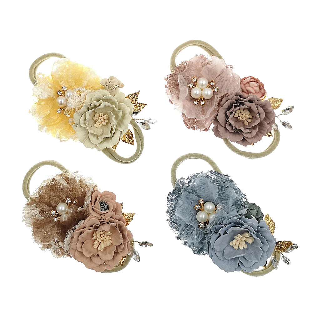 12 Pcs/lot Baby Flower Crown Headband Vintage Hair Accessories Toddler Kids Lace Floral Headwear Pearl Nylon Headband Hair Band
12 Pcs/lot Baby Flower Crown Headband Vintage Hair Accessories Toddler Kids Lace Floral Headwear Pearl Nylon Headband Hair Band